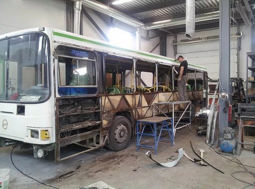 Ремонт автобусов, замена стекол, ремонт кузова стоимость ремонта и где отремонтировать - Йошкар-Ола
