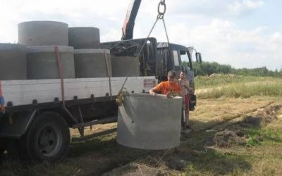 Перевозка бетонных колец и колодцев манипулятором - Йошкар-Ола, цены, предложения специалистов