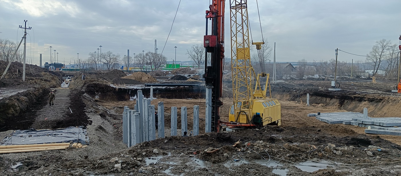 Аренда сваебоя для забивки бетонных свай в Козьмодемьянске