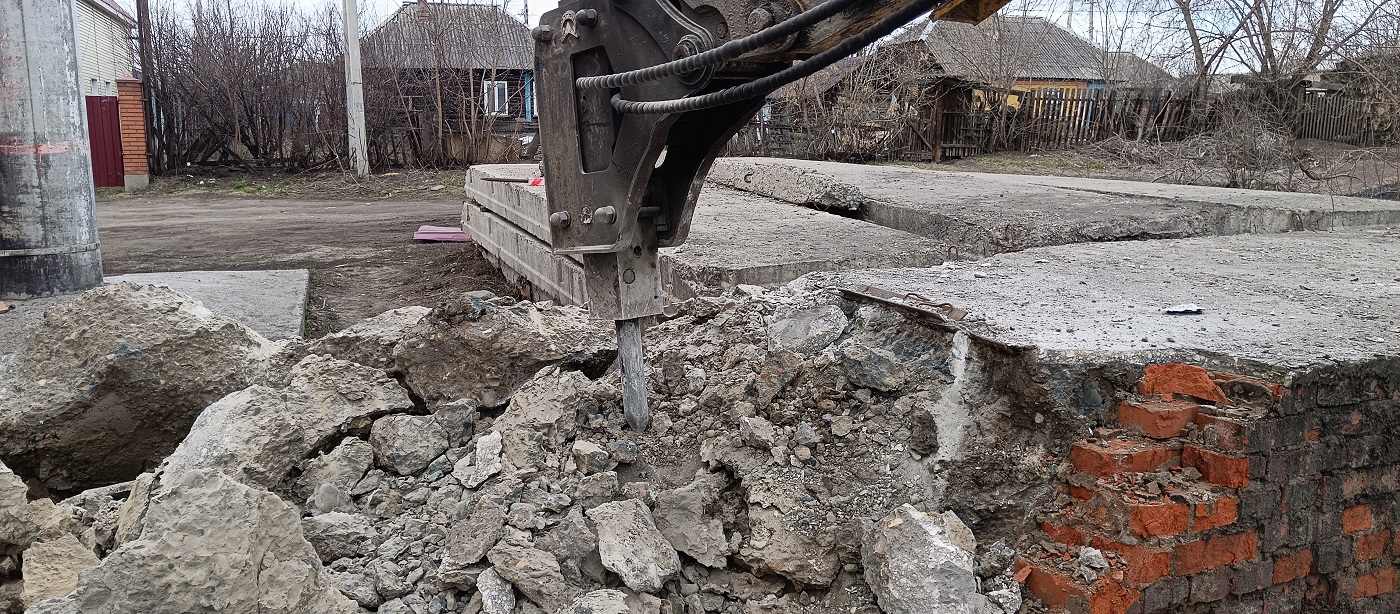 Услуги и заказ гидромолотов для демонтажных работ в Козьмодемьянске