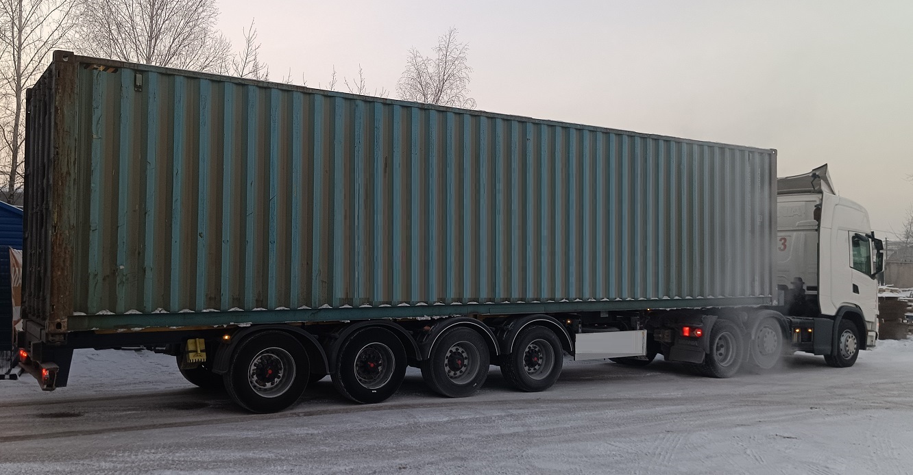 Контейнеровоз для перевозки контейнеров 20 и 40 футов в Волжске